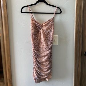 Snake Print Dress